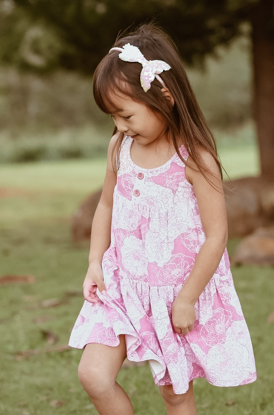 Lil Yaya Feelin' Like Florals Pink Dress