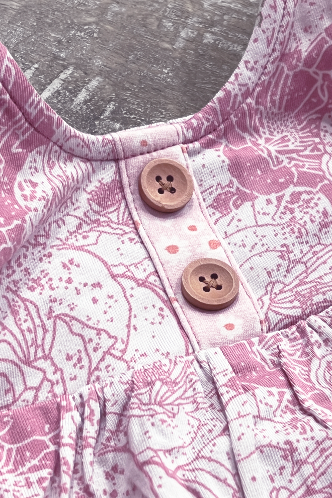 Lil Yaya Feelin' Like Florals Pink Dress