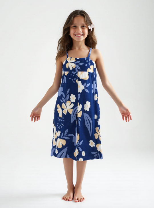 Lil Micah Jumpsuit Blue Valley Floral