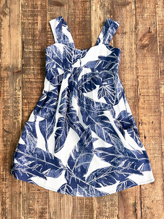 Cinnamon Girl GIRL'S DRESS Lil Kourtney in Banana Leaf