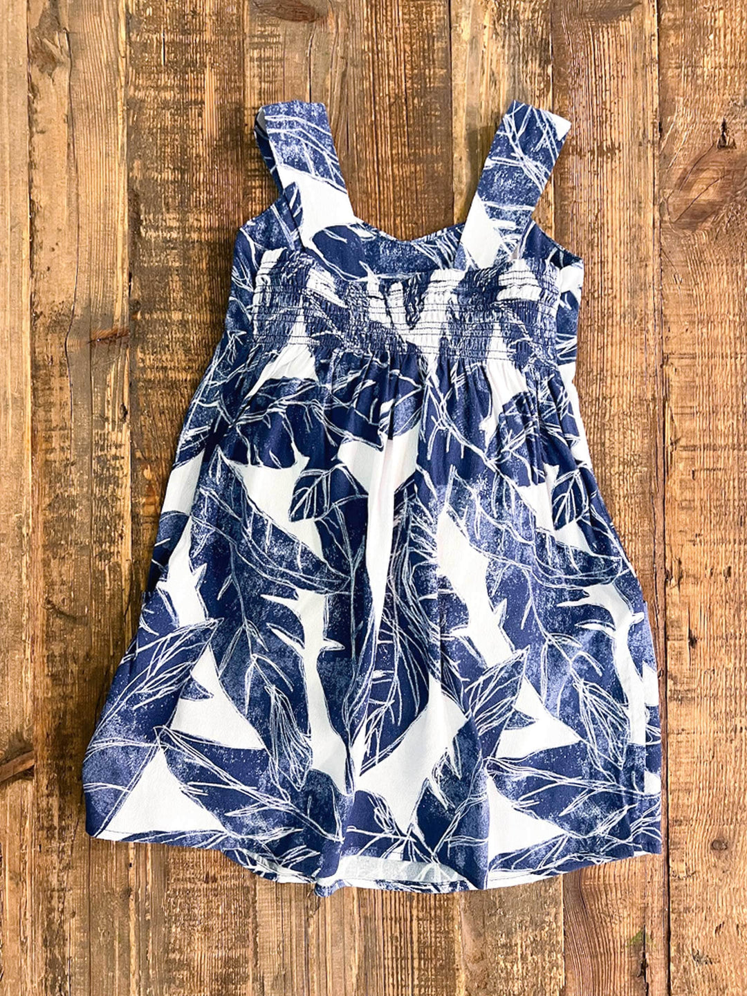 Cinnamon Girl GIRL'S DRESS Lil Kourtney in Banana Leaf