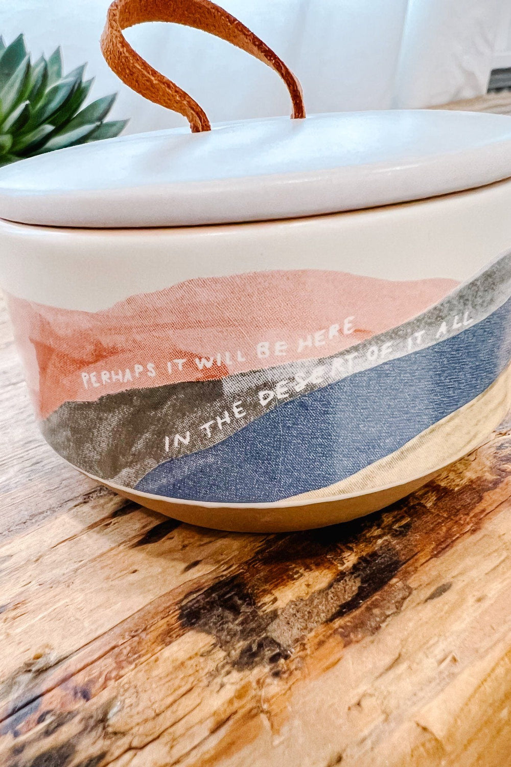 FRINGE gift Desert Mountain Trinket Box