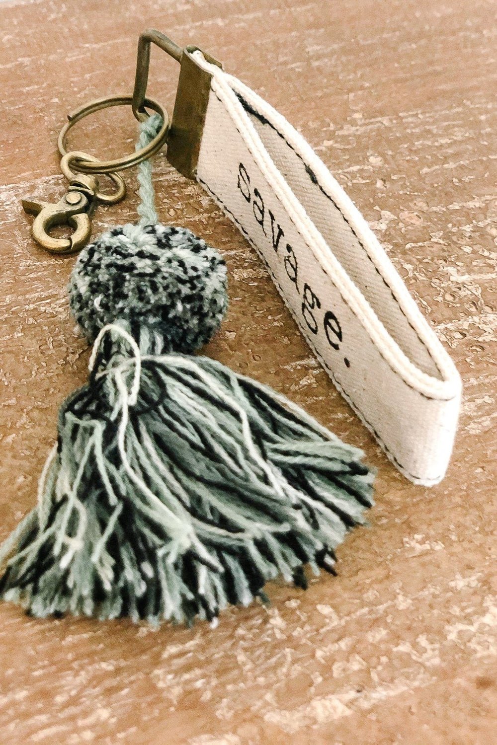 Karma Keychain Savage Tassel Keychain