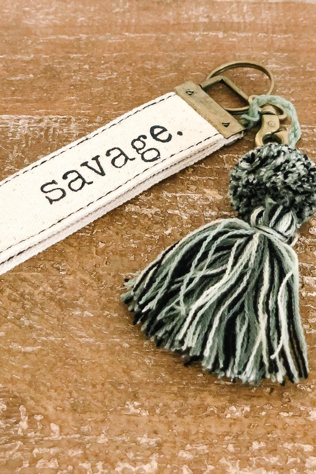 Karma Keychain Savage Tassel Keychain