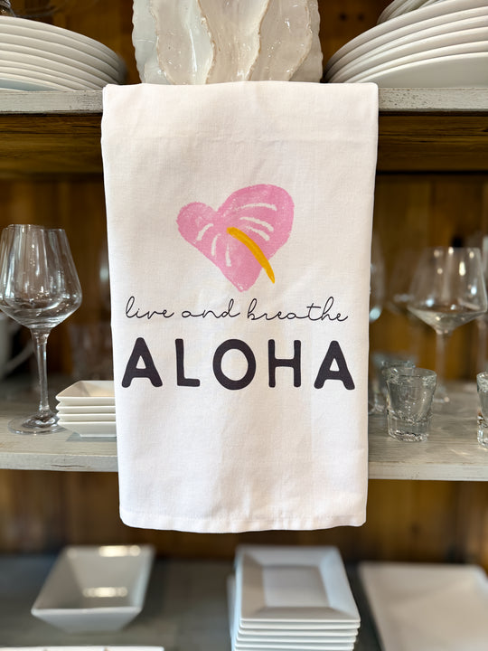 Kitchen Towel Aloha Anthurium