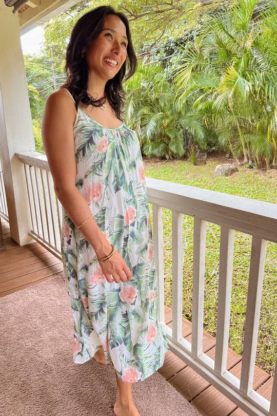 Christina Maxi in Tropical Leaf