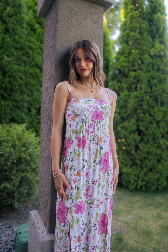 Kayla Maxi Dress in Vintage Garden