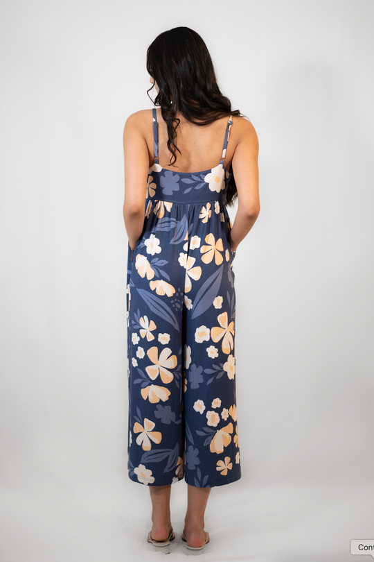 Micah Jumpsuit in Blue Valley
