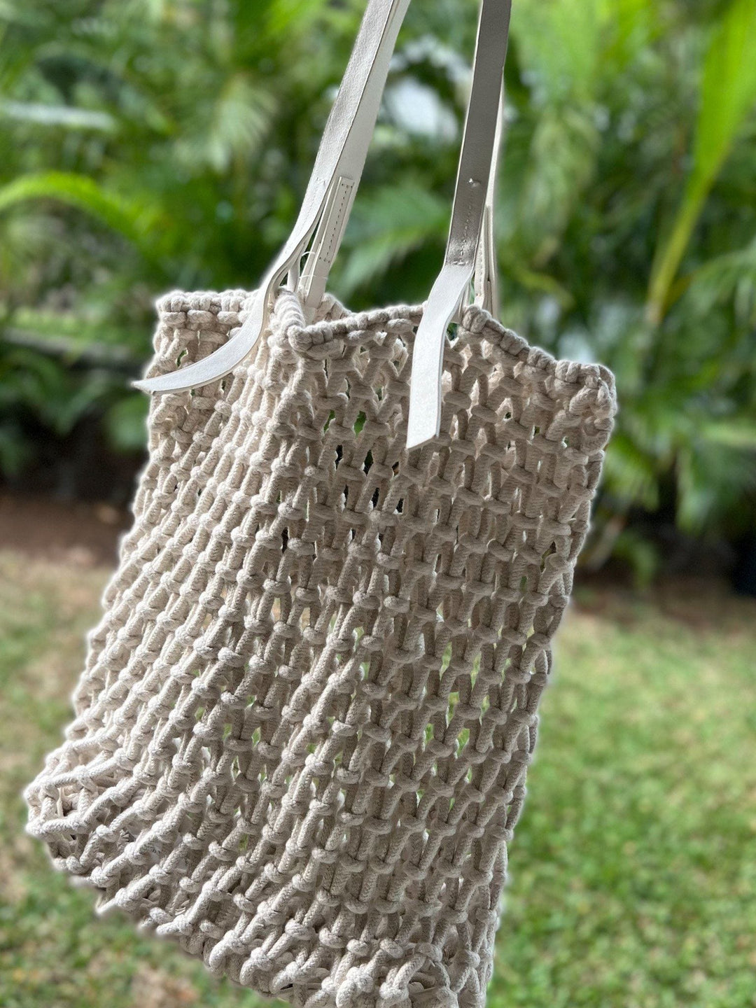 Next Level Crochet : Rope Bag with Vegan Leather Handles Workshop
