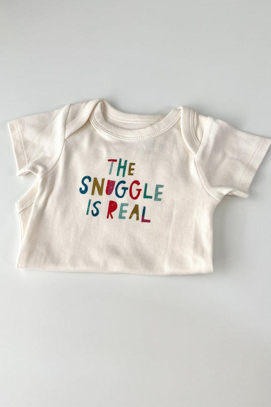 Emma and Finn 9-12 months Onesie "The Snuggle is Real"