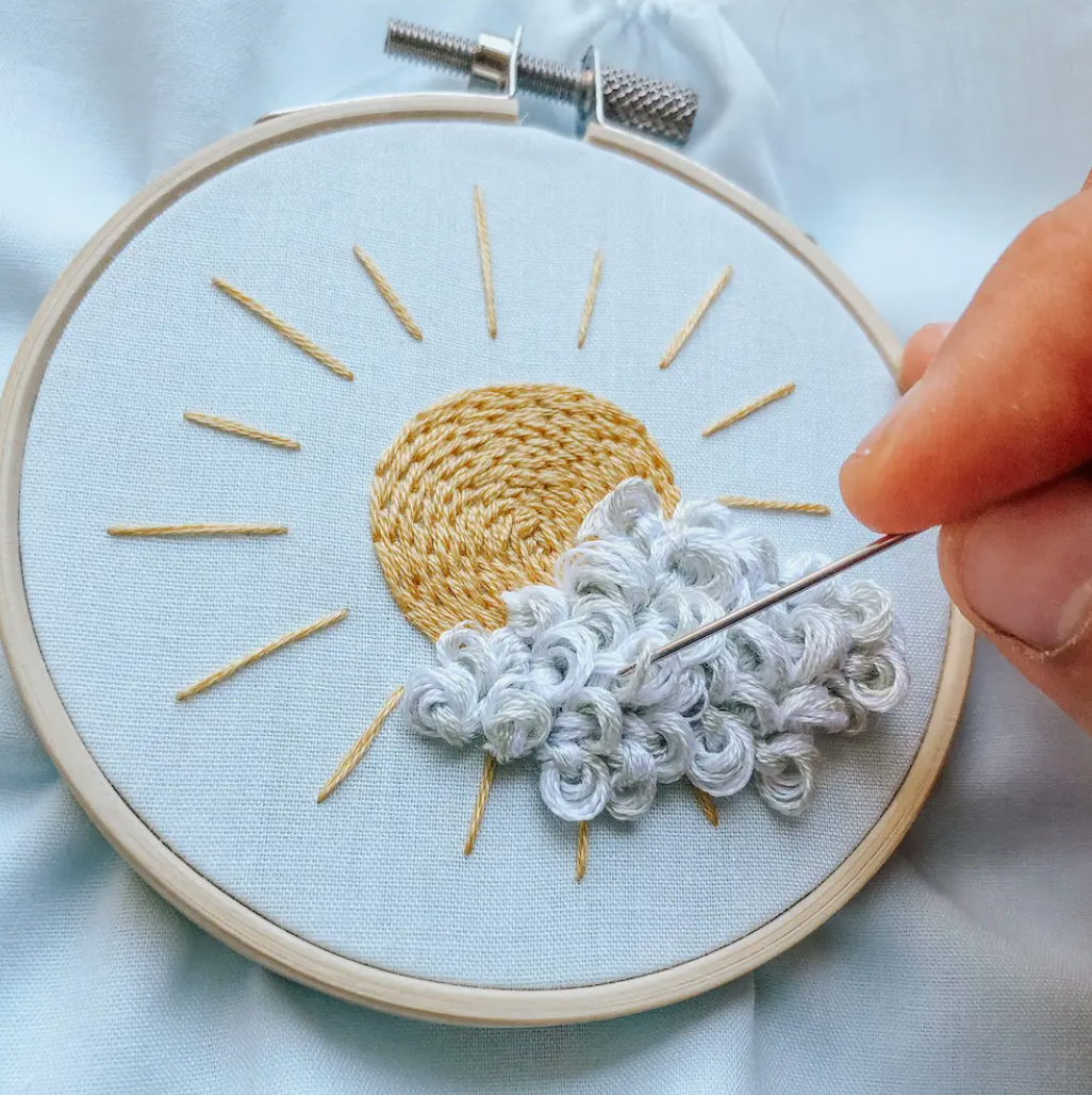 Sunshine Hoop Embroidery Kit