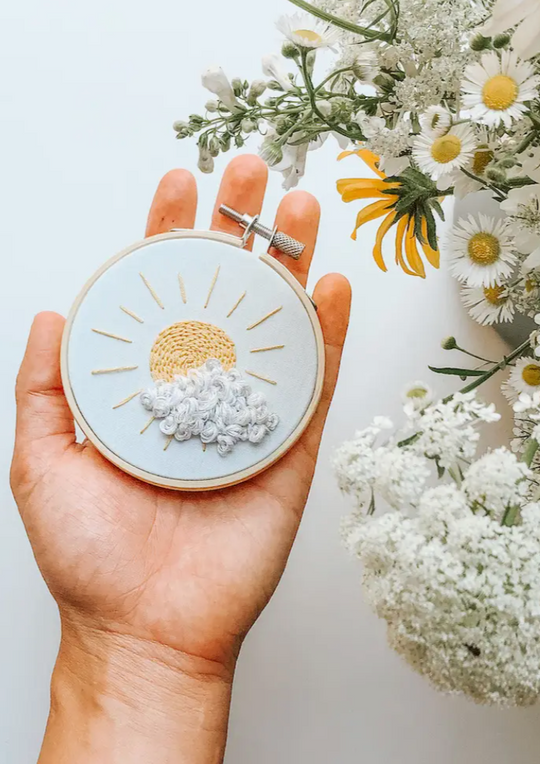 Sunshine Hoop Embroidery Kit